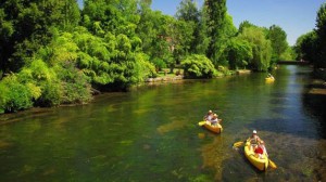 Cantal canoes, deep france